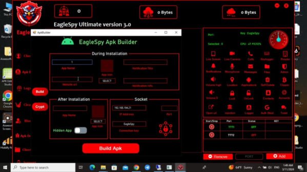 Threat Analysis: EagleSpy Android RAT (Remote Access Trojan) 3.0